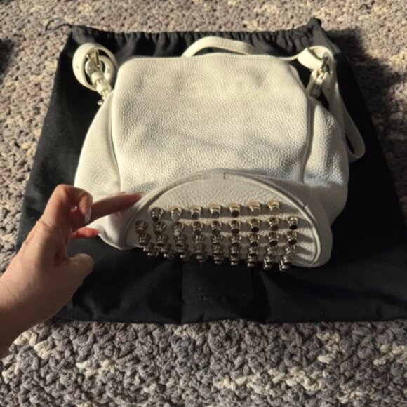 Alexander Wang Diego Medium Bucket Bag- White (Authentic) - Picture 8 of 10